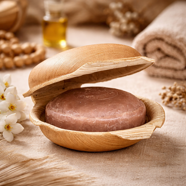 Holy Lama Kokosnootolie Zeep Kewra In Palmblad 100 g