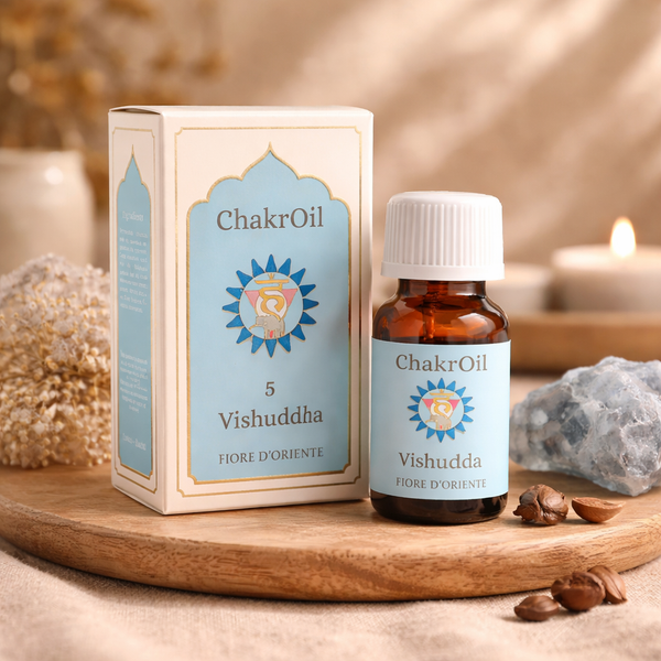Essentiële Olie 5e Chakra Vishuddha Met Etherische Oliën En Jojoba 10 ml