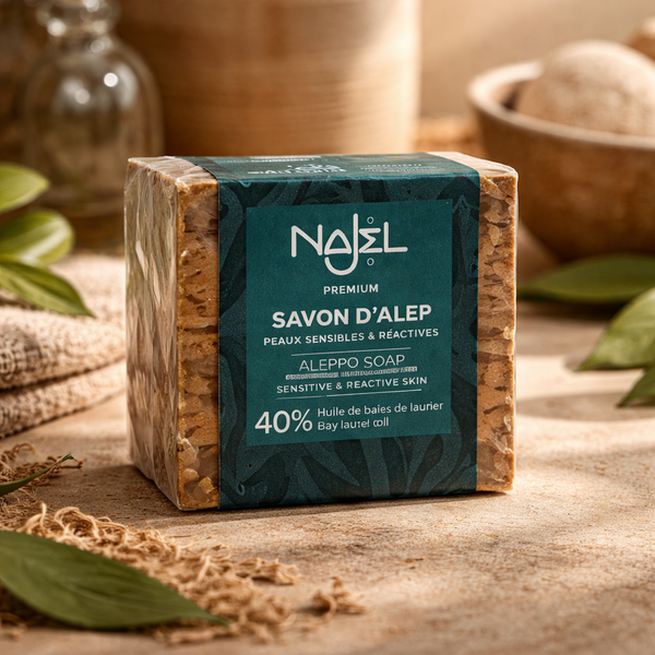 Najel Aleppo Zeep 40% Laurierolie 185g