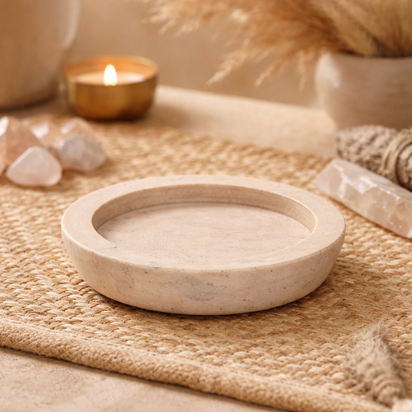 Schaaltje Rond Speksteen Beige 9.5cm