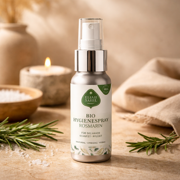 Desinfecterende Handspray Rozemarijn Biologisch Gecertificeerd Eliah Sahil 60ml