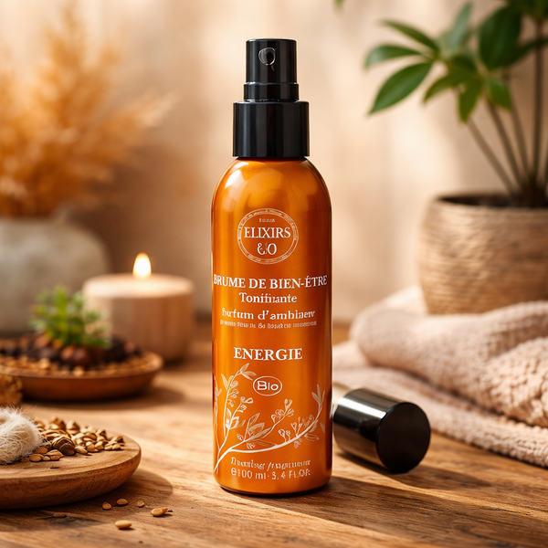 Kamerspray Bach Energie Biologisch Met Essentiële Oliën 100 ml