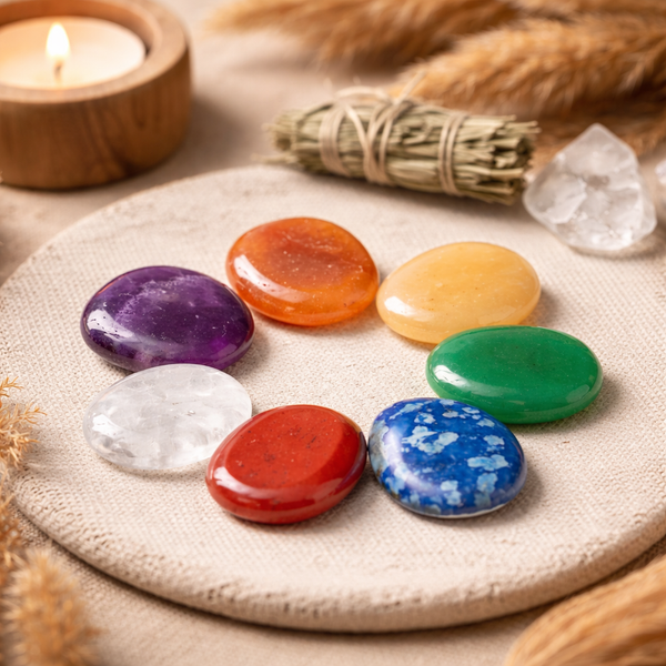 7 Chakra Zorgenstenen Van Edelsteen Mini