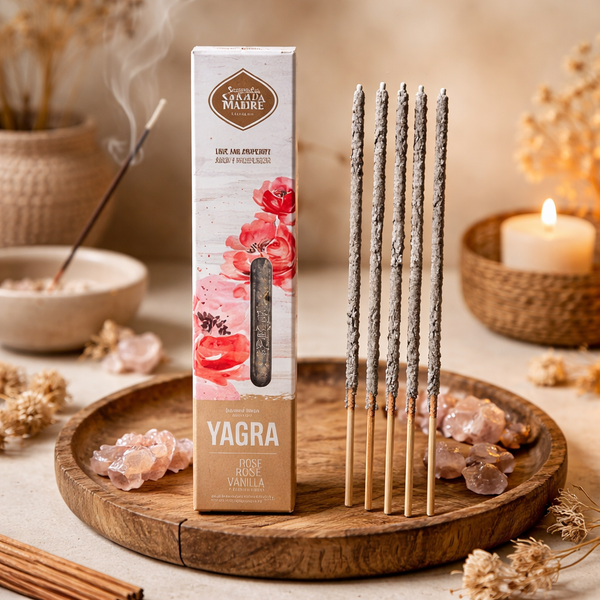 Wierook Sagrada Madre Yagra Rozen Vanille 20g Argentinië