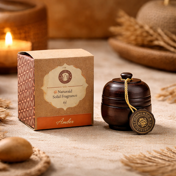 Geurcrème Amber In Rozenhout Potje 6g