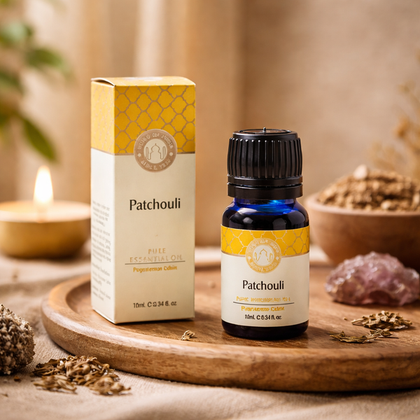 Etherische Olie Patchouli Song Of India Blauw Glazen Flesje 10ml