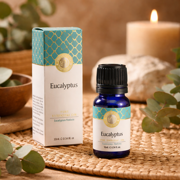 Etherische Olie Eucalyptus Song Of India Blauw Glazen Flesje 10ml