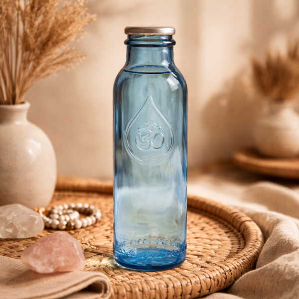 Waterfles OHM Mini Met Katoen En Hennep Hoes 500 ml