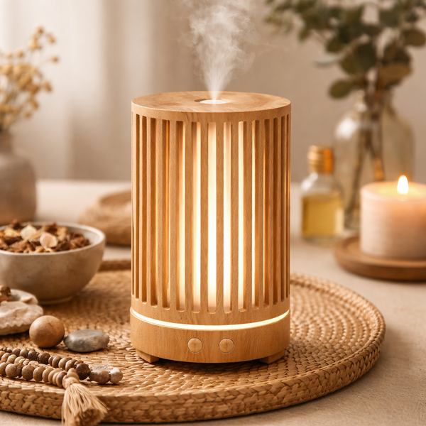 Aroma Diffuser ZaZen Breeze Ultrasoon Met 7 Kleuren LED 200 ml