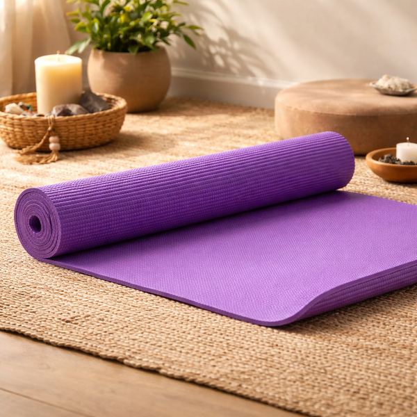 Yogi & Yogini Yogamat PVC Violet 5 mm 183 x 61 cm