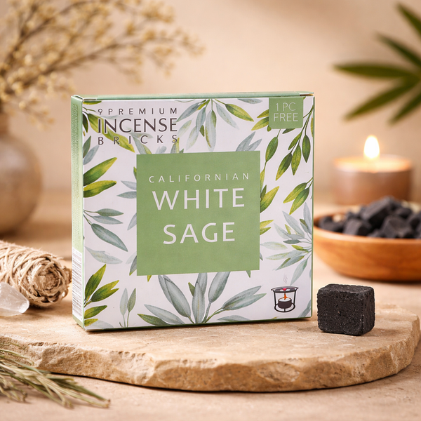 Aromafume Wierookblokjes Witte Salie Negen Stuks Per Doosje