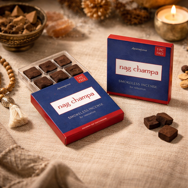 Aromafume Wierookblokjes Nag Champa Negen Stuks Per Doosje