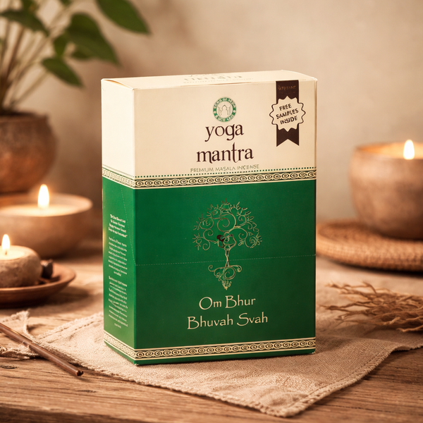 Masala Wierook Yoga Mantra Doos 12 Pakjes 15 Gram