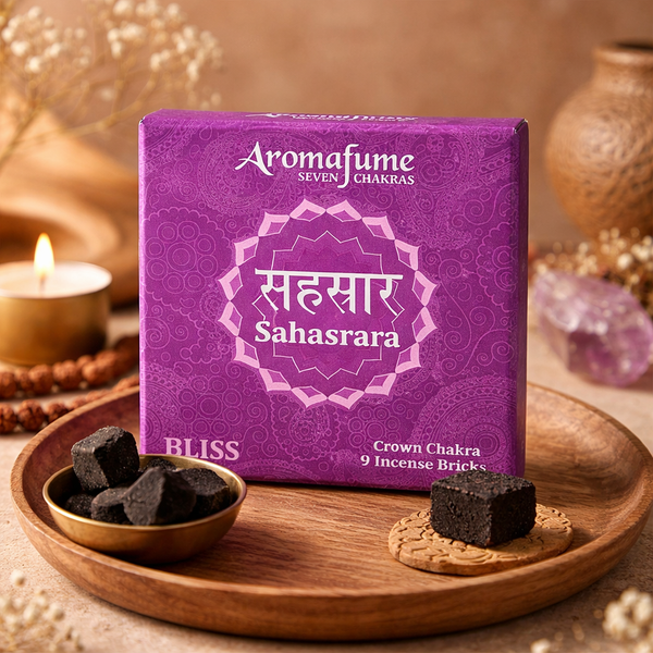 Aromafume Wierookblokjes Sahasrara Kruin Chakra Negen Stuks Per Doosje