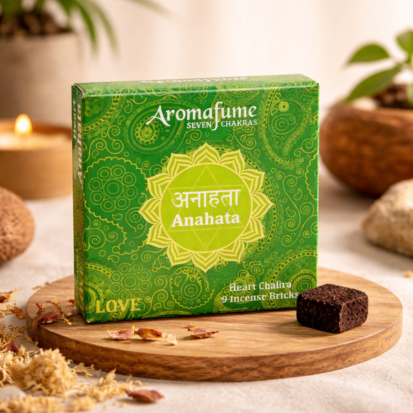 Aromafume Wierookblokjes Anahata Hart Chakra Negen Stuks Per Doosje