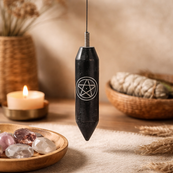 Biotensor Met Pentagram Handvat En Verenstalen Spriet
