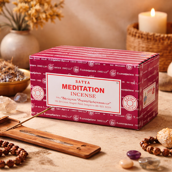 Satya Wierook Meditation Masala Handgemaakt 12 Pakjes