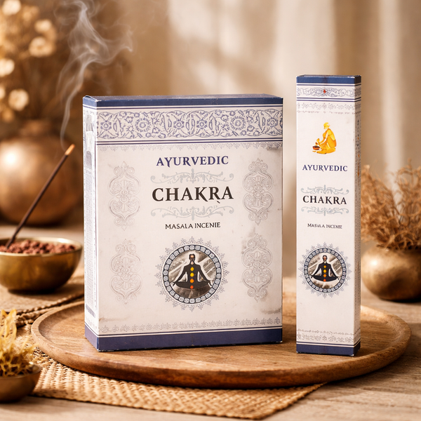 Ayurvedische Masala Wierook Chakra 12 Doosjes