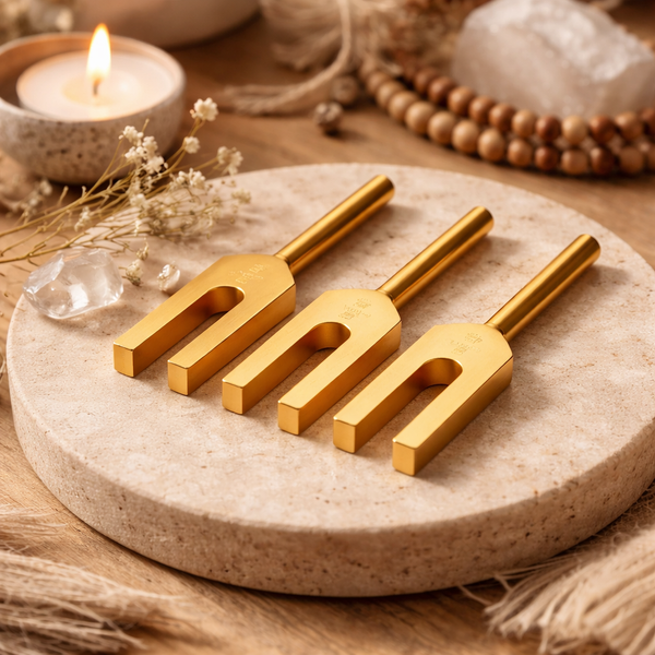 Stemvorken Angel Tuners Goud Geanodiseerd Aluminium Set Van 3