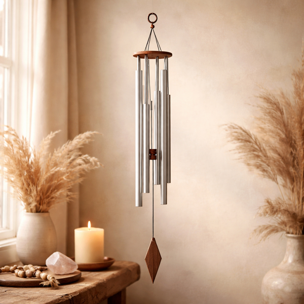 Windorgel Ohm Aluminium Buizen Houten Hanger 22-42 cm