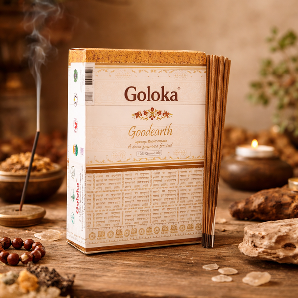 Goloka Wierook Good Earth Hars Kruiden Indiase Specerijen 12 Pakjes
