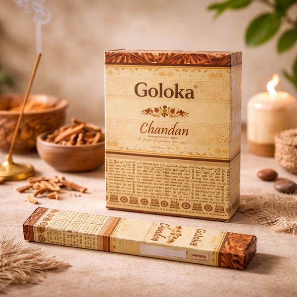 Goloka Wierook Chandan Sandelhout 12 Pakjes
