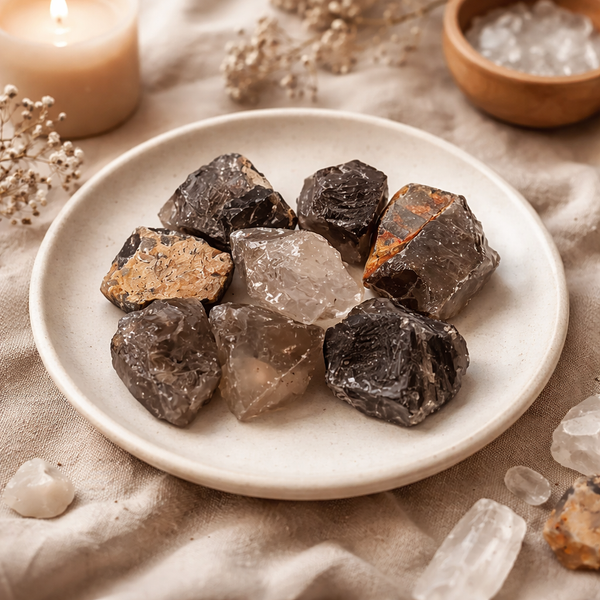 Ruwe Rookkwarts ±3-6cm ±1000g