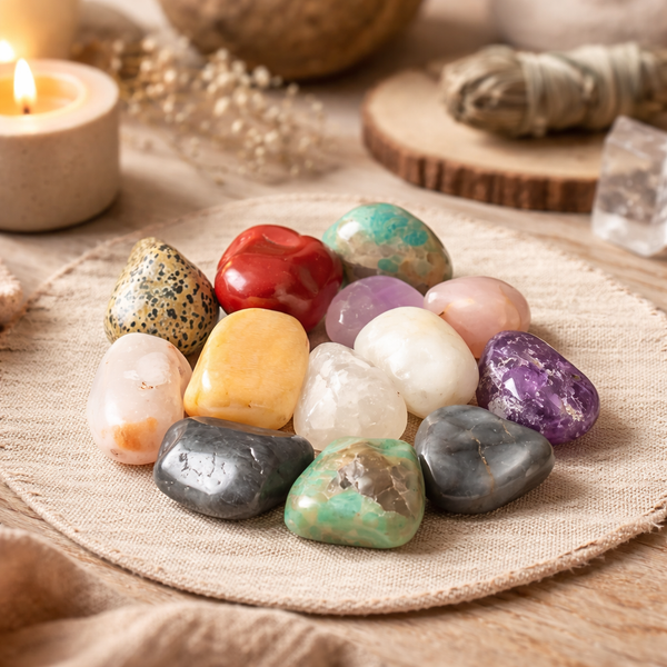 Trommelstenen Mix Brazilië Natuurlijke Edelstenen ±5-8cm ±5000g