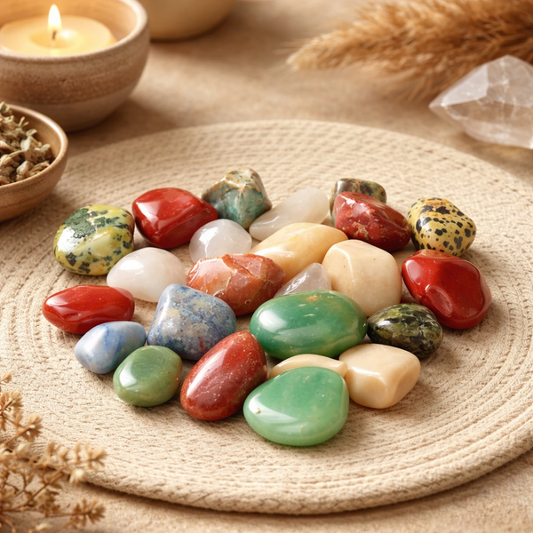 Trommelstenen Mix Brazilië Natuurlijke Edelstenen ±2-5cm ±5000g