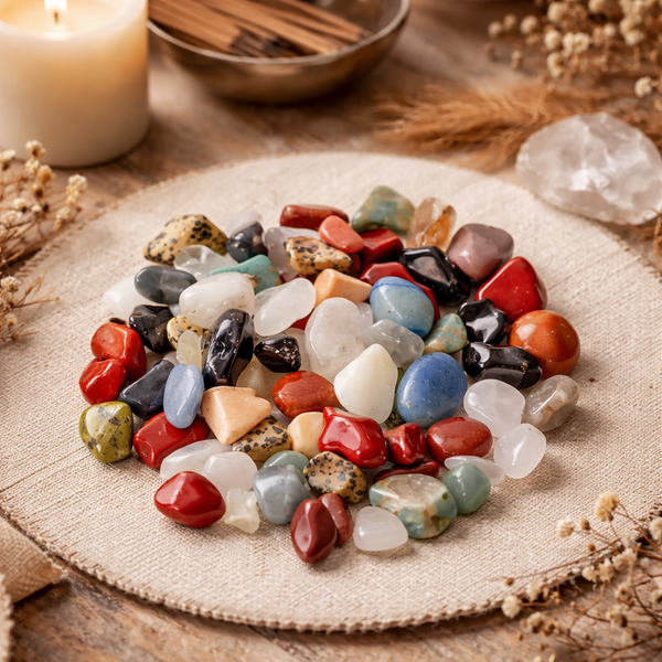 Trommelstenen Mix Brazilië Natuurlijke Edelstenen 1x3 cm 5000 g