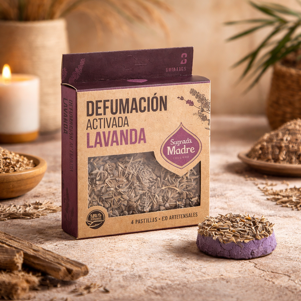 Sagrada Madre Wierookschijfjes Lavendel 56g