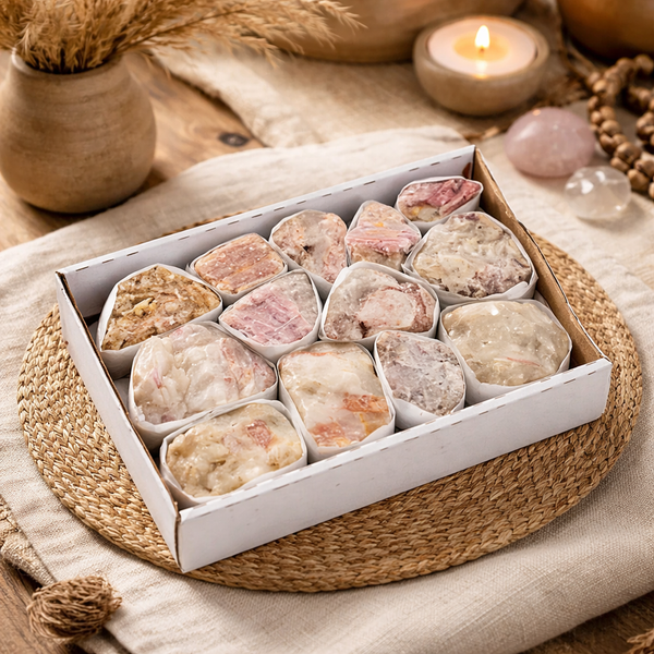 Roze Toermalijn Ruw In Doos ±600-800g