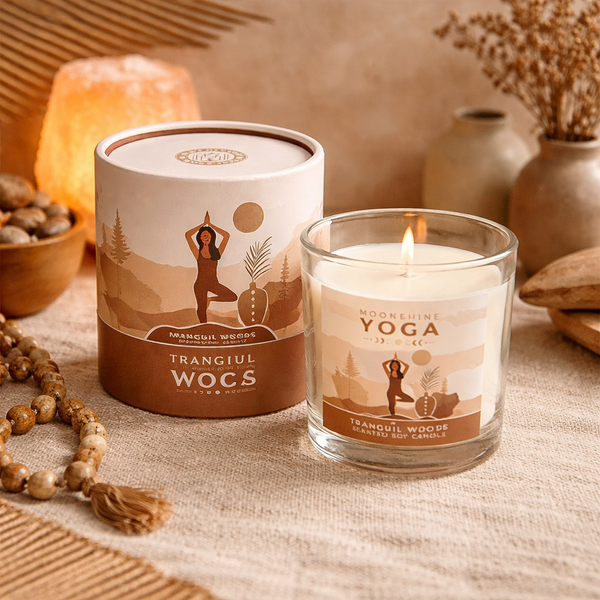 Soja Geurkaars Moonshine Yoga Tranquil Woods 128g