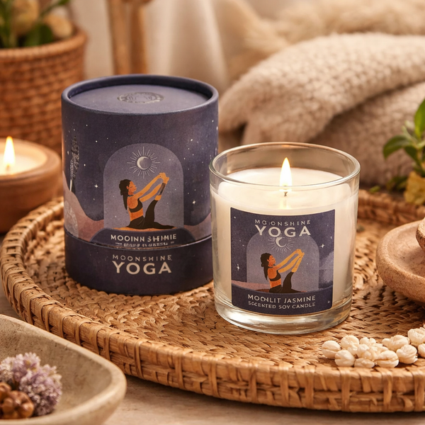 Soja Geurkaars Moonshine Yoga Moonlit Jasmine 128g