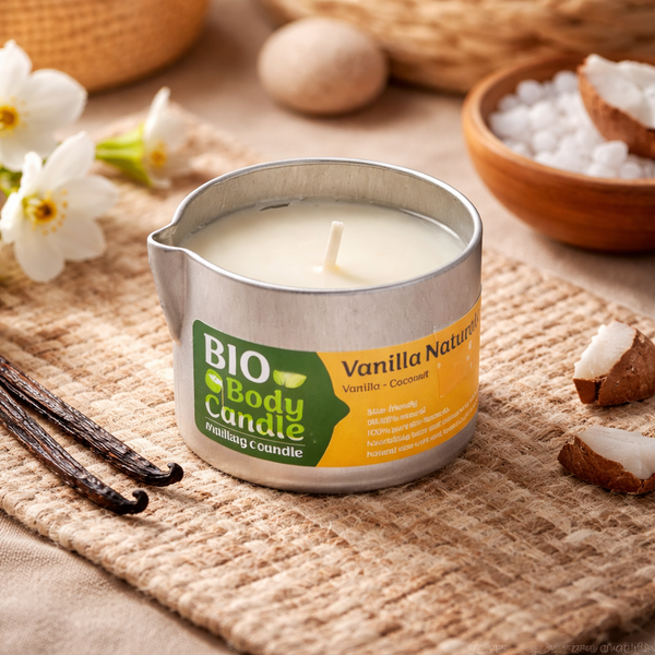 Massagekaars Vanille Bio 50ml