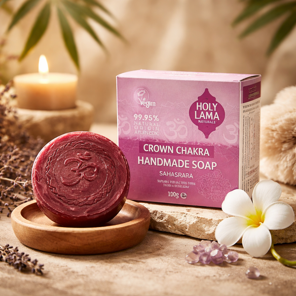 Holy Lama Zeep Kruinchakra Met Virgin Kokosolie 100 g
