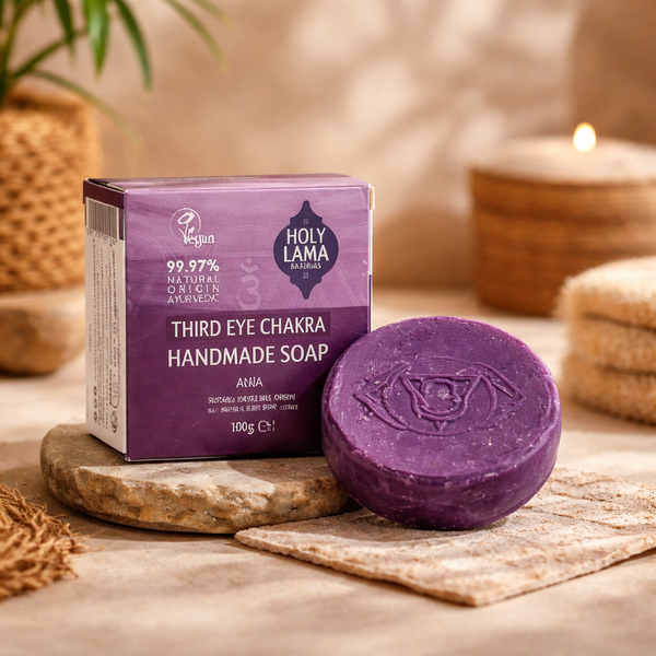 Holy Lama Zeep Derde Oog Chakra Met Virgin Kokosolie 100 g