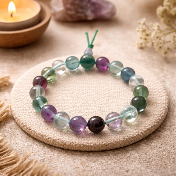 Edelsteen Armband Fluoriet Powerbead