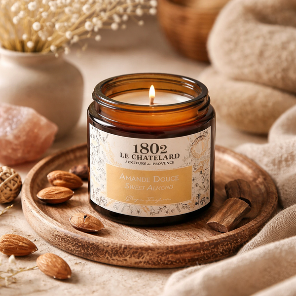 Le Chatelard 1802 Geurkaars Zoete Amandel Sojawas 80g