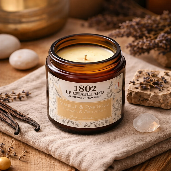 Le Chatelard 1802 Geurkaars Vanille Patchoeli 80g Sojawas