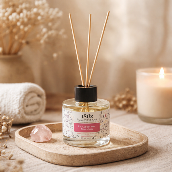 Geurstokjes Diffuser Rozenblaadjes 100ml