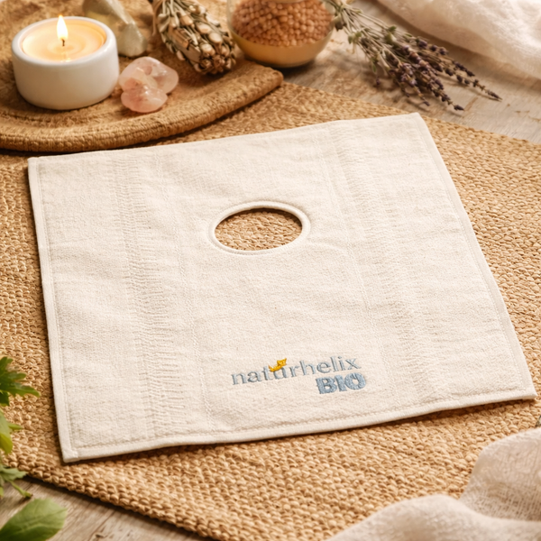 Behandeldoek Voor Kaarsentherapie Bio-Katoen Beige 31x31 cm