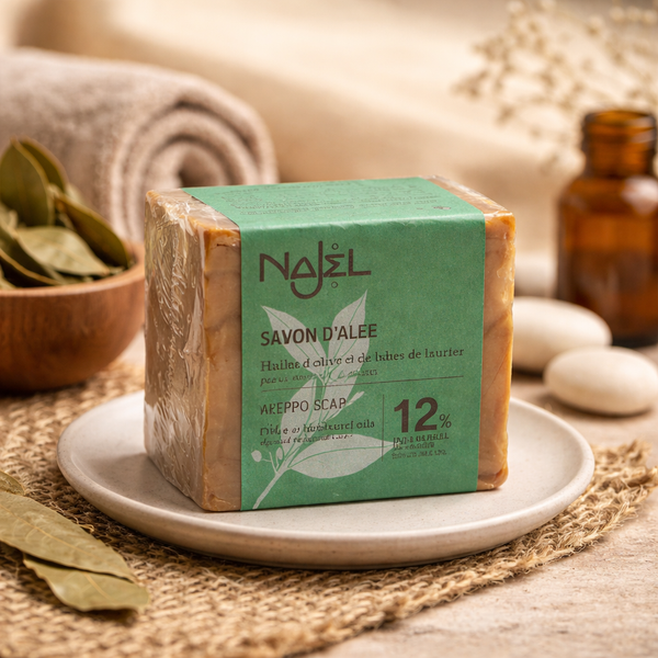 Najel Aleppo Zeep Met 12% Laurierolie 180 g