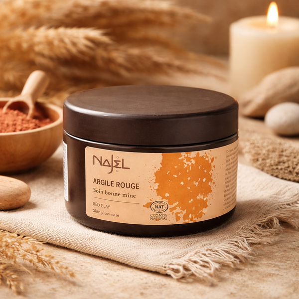 Najel Rode Klei Poeder Voor Gezichtsmasker 150 g