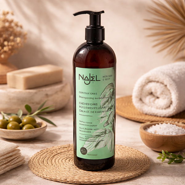 Najel Aleppo Shampoo 2-in-1 Voor Vet Haar 500 ml