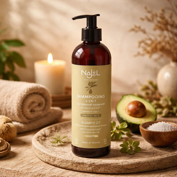 Najel Aleppo Shampoo 2-in-1 Voor Droog Haar Bio 500 ml