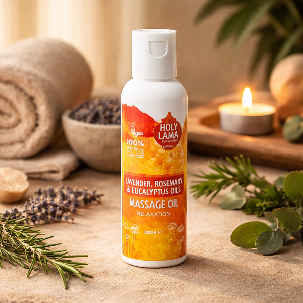 Holy Lama Ayurvedische Massageolie Eucalyptus En Heilige Basilicum 100 ml