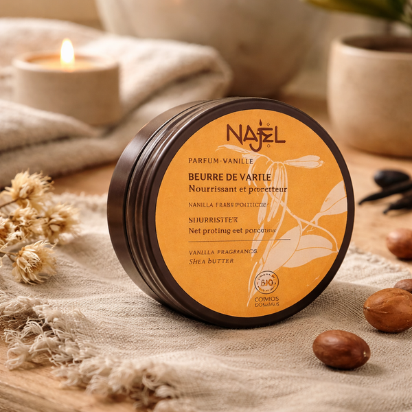Najel Sheaboter Met Vanille Biologisch 100 g