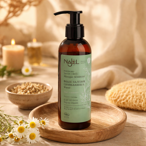 Najel Vloeibare Aleppozeep Met Biologisch Kamillewater 200ml