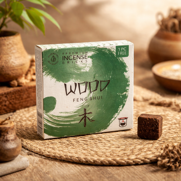 Aromafume Feng Shui Wierookblokjes Hout 40g